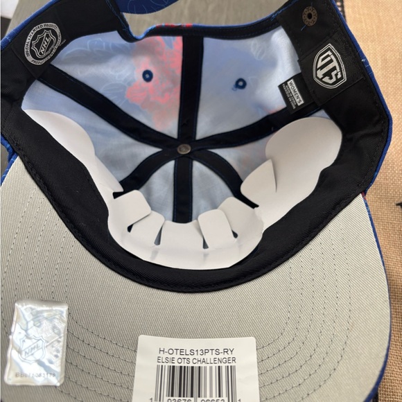 New York Rangers Blue Floral Cap - Picture 2 of 2